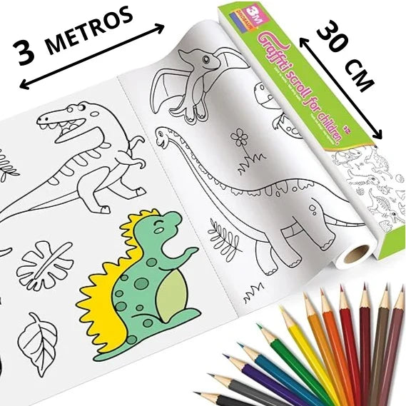 OFERTA ROLLO PARA COLOREAR DE 3 METROS🥳